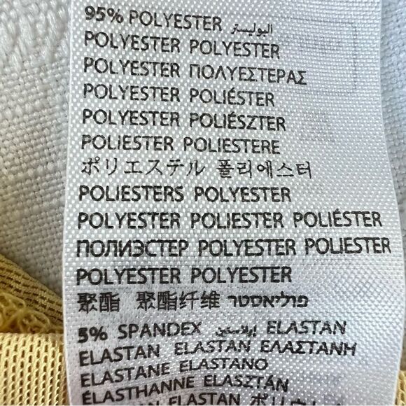 Edikted Women's Evangeline Strapless Mesh Buttercup Yellow Corset Top SZ L - Picture 10 of 10